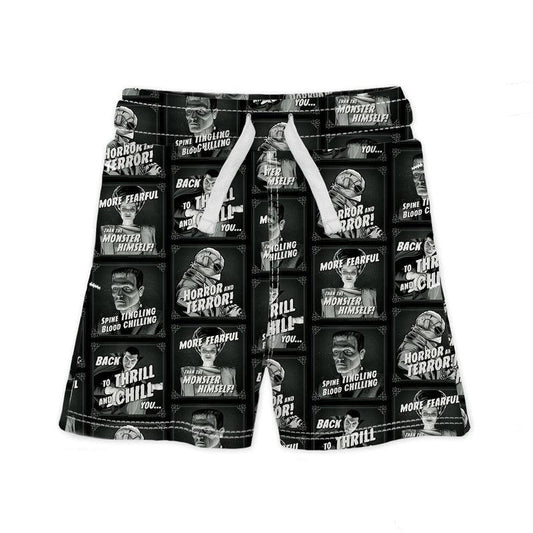 Track Shorts BACK TO THRILL AND CHILL YOU...-Kids Shorts-sleep-no-more
