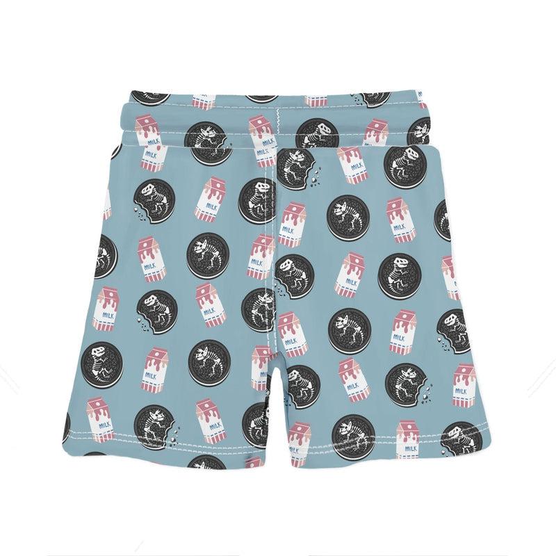 Track Shorts COOKIESAURUS REX-Kids Shorts-sleep-no-more