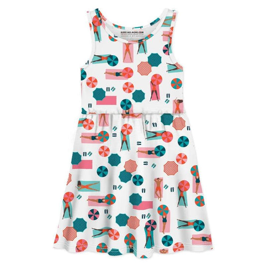 Vest Dress LIFE IS A BEACH-Dresses-sleep-no-more